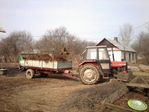 Ursus 3512 + Ładowacz + rozrzutnik