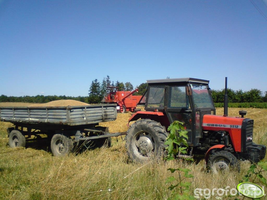 Zdjęcie Traktor Ursus 3512 Przyczepa Id161300 Galeria Rolnicza