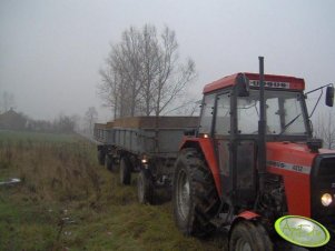 Ursus 4512 + 2 przyczepy