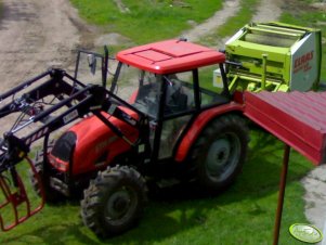 Ursus 5714 + Claas Rollant 42 Farmer