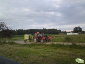 Ursus 5714 + Claas Rollant 42 Farmer