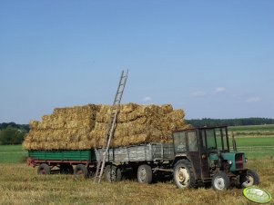 Ursus C-328 + Przyczepa i Rozrzutnik