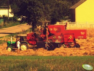 Ursus C-328 + Przyczepka i Bizon Z056 