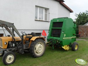 Ursus C-330 + John Deere 590