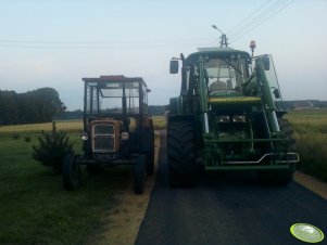 Ursus C-330 + John Deere