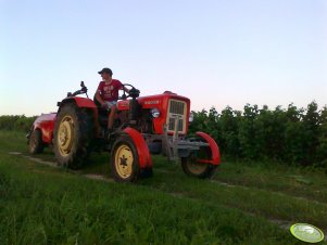 Ursus C-330 & Opryskiwacz sadowniczy