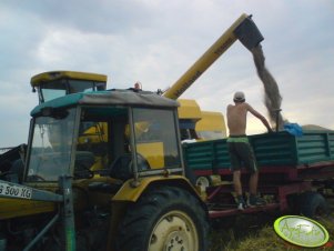 Ursus C-330 + przyczepa i New Holland TC5050