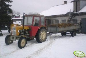 Ursus C-330 & rozrzutnik obornika