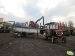 Ursus C-330 + rozrzutnik