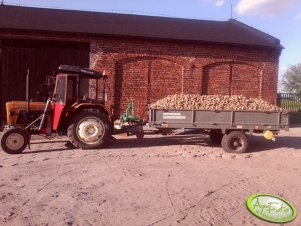 Ursus C 330 + roztrząsacz obornika RT 21h