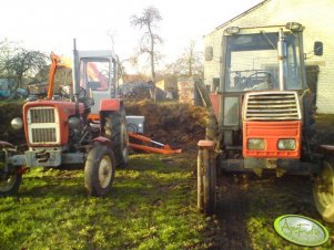 Ursus C-330M + UNHZ 750 i Ursus C-362 + Rozrzutnik