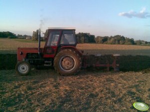 Ursus C-355 + pług 2 skibowy obracany