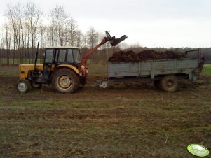 Ursus C-360-3P + ładowacz + rozrzutnik obornika