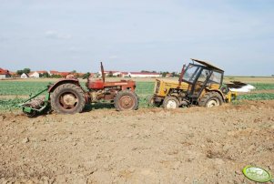 Ursus C-360 3P + pług RUMPSTADT 2x40 & Zetor 5545