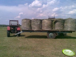 Ursus C 360 3P + przyczepa do bel 