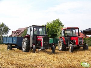 Ursus C-360 3P + Przyczepa & Massey Ferguson MF 255 + Przyczepa