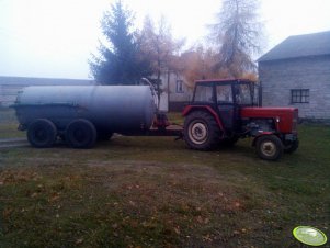 Ursus C-360 + beczkowóz