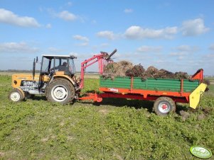 Ursus C-360 + Ładowacz + Rozrzutnik