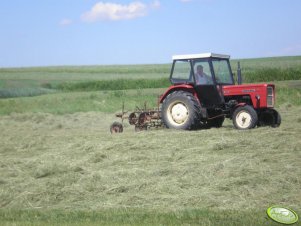 Ursus C-360 + Przewracarko-zgrabiarka