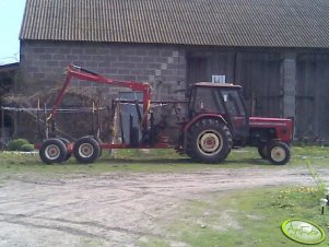 Ursus C-360 + przyczepa z HDS