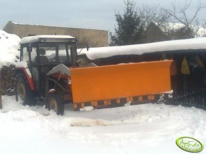 Ursus C-360 + tur + pług do śniegu