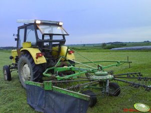 Ursus C-360 + zgrabiarka Deutz-Fahr