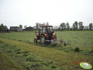 Ursus C-360 + zgrabiarka Kuhn