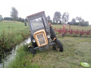 Ursus C-360 + Zgrabiarka