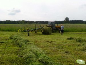 Ursus C-360 + zgrabiarka