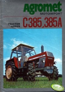 Ursus C-385, C-385A - folder reklamowy