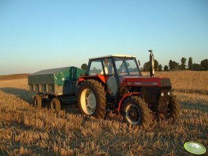 Ursus C-385 i przyczepa 