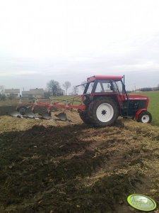 Ursus C-385 + pług Kverneland 4x45