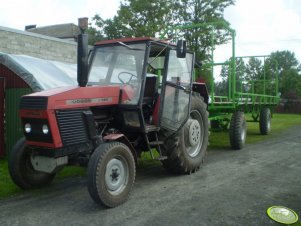 Ursus C-385 + Przyczepa na belki
