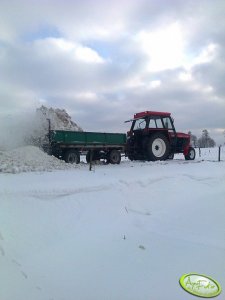 Ursus C-385 + rozrzutnik