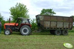 Ursus C-385 + wóz do kukurydzy