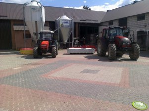 Valtra + Lely Splendimo 280 m i Same Roller + Unia Famarol Mewa 1.85 m