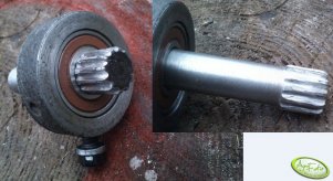 Wałek z wieloklinem