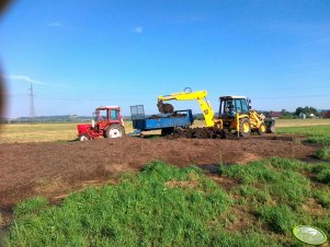 Władimirec T-25 A3 + JCB 3CX