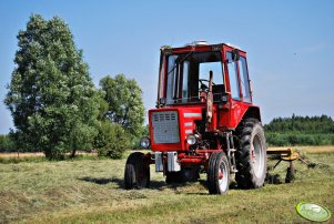 Wladimirec T-25A + Przetrząsacz pokosów