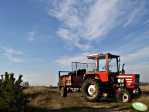 Władimirec T-25A + rozrzutnik obornika