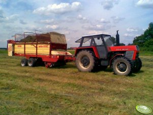 Zetor 10045 + Krone 5000-turbo