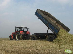 Zetor 10045+Przyczepa D 47...