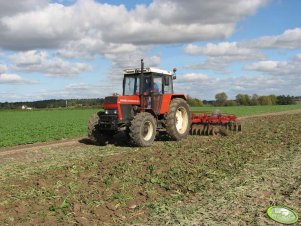 Zetor 10245 z brona talerzowa "ruska 3.7m"