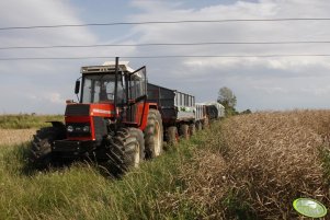 Zetor 10245 z zestawem przyczep