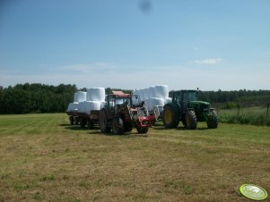 Zetor 10540 & Przyczepy i John Deere 6830 & Lawety