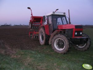 Zetor 12145 i Ares TL + Kongskilde Demeter