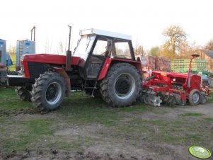 Zetor 12145 i Ares TL + Kongskilde Demeter