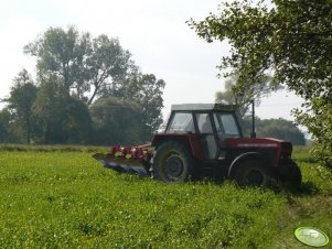 Zetor 12145 + pług 4 skibowy