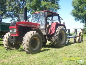 Zetor 12145 + pług 4 skiby