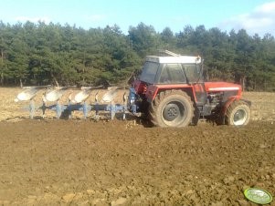 Zetor 12145 + Rabewerk 4-skibowy